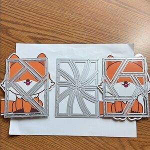 Geometric Fox Puzzle Cards